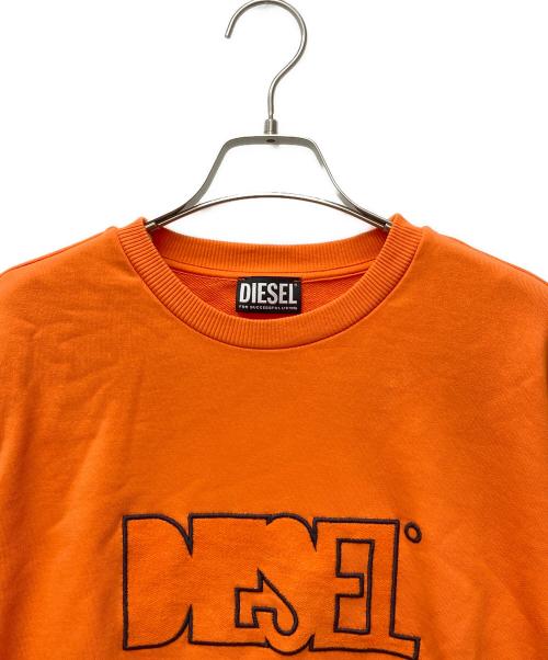 DIESEL（ディーゼル）DIESEL (ディーゼル) スウェット オレンジ サイズ:Sの古着・服飾アイテム