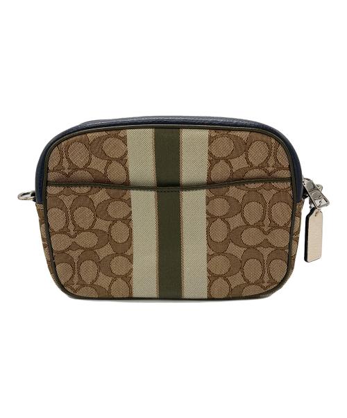 COACH（コーチ）COACH (コーチ) デンプシー ショルダーバッグ ブラウン×ネイビーの古着・服飾アイテム