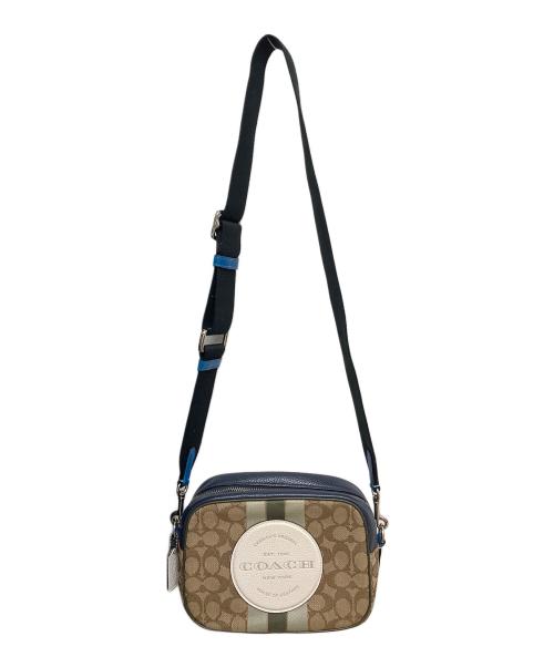 COACH（コーチ）COACH (コーチ) デンプシー ショルダーバッグ ブラウン×ネイビーの古着・服飾アイテム