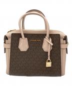 MICHAEL KORSマイケル・コース）の古着「サッチェルスモール 2WAYバッグ」｜ブラウン×ピンク