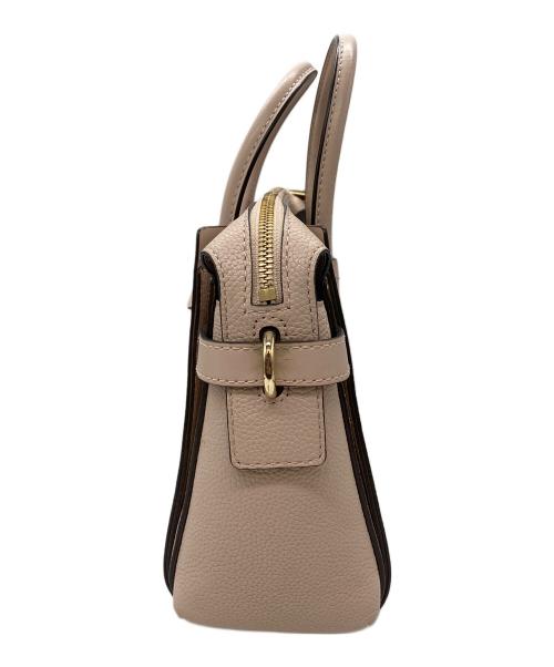 MICHAEL KORS（マイケル・コース）MICHAEL KORS (マイケル・コース) サッチェルスモール 2WAYバッグ ブラウン×ピンクの古着・服飾アイテム