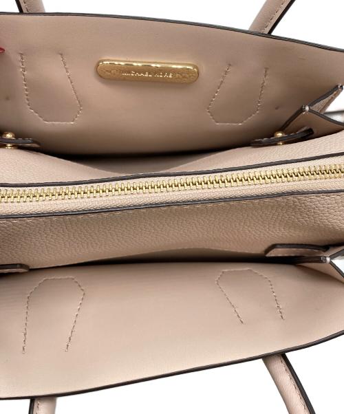 MICHAEL KORS（マイケル・コース）MICHAEL KORS (マイケル・コース) サッチェルスモール 2WAYバッグ ブラウン×ピンクの古着・服飾アイテム
