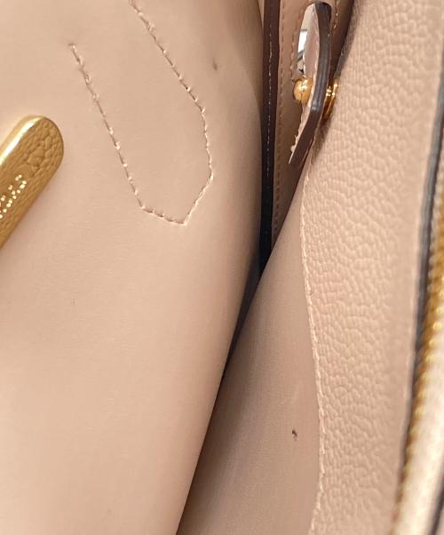 MICHAEL KORS（マイケル・コース）MICHAEL KORS (マイケル・コース) サッチェルスモール 2WAYバッグ ブラウン×ピンクの古着・服飾アイテム