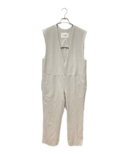 St.cecilia（セントセシリア）St.cecilia (セントセシリア) Ⅴネックサロペット グレー サイズ:Sの古着・服飾アイテム