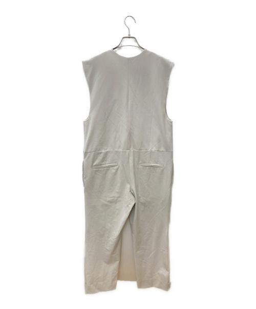 St.cecilia（セントセシリア）St.cecilia (セントセシリア) Ⅴネックサロペット グレー サイズ:Sの古着・服飾アイテム