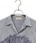POPPY (ポピー) tulle docking flare shirt グレー サイズ:F：6000円