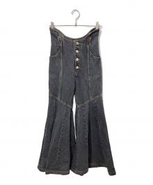 PAMEO POSE（パメオポーズ）の古着「Super Flare Pants」｜ブラック
