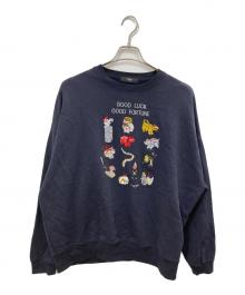 Marble SUD（マーブルシュッド）の古着「EMB干支スウェット」｜ネイビー