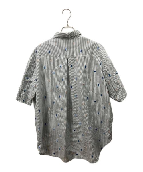 Marble SUD（マーブルシュッド）Marble SUD (マーブルシュッド) EMB rakkasei BIG シャツ 黄緑 サイズ:FREEの古着・服飾アイテム