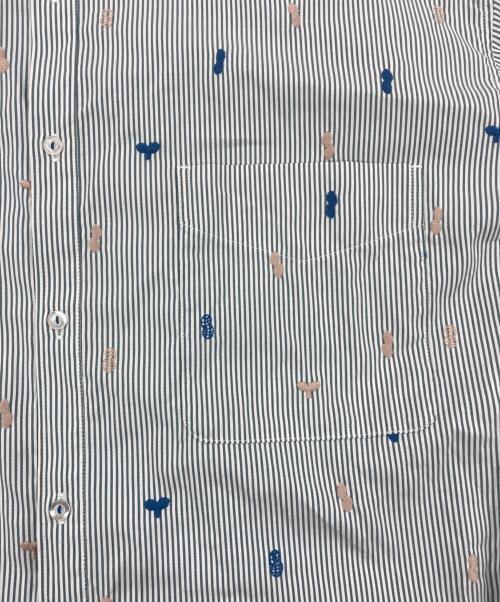 Marble SUD（マーブルシュッド）Marble SUD (マーブルシュッド) EMB rakkasei BIG シャツ 黄緑 サイズ:FREEの古着・服飾アイテム