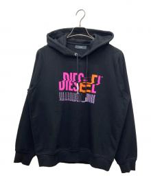 DIESEL（ディーゼル）の古着「F-ANG-HOOD-K24 SWEATSHIRT」｜ブラック
