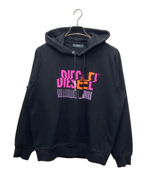 DIESEL（ディーゼル）DIESEL (ディーゼル) F-ANG-HOOD-K24 SWEATSHIRT ブラック サイズ:Sの古着・服飾アイテム