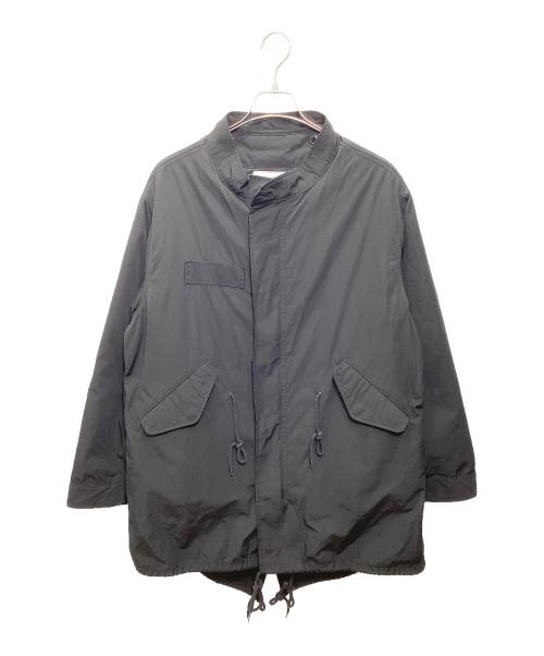 HOUSTON（ヒューストン）HOUSTON (ヒューストン) フィッシュテールモッズコート ブラック サイズ:XSの古着・服飾アイテム