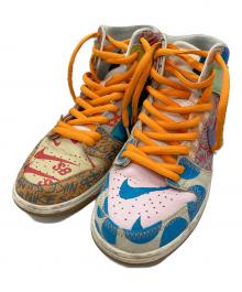 NIKE SB×THOMAS CAMPBELL（ナイキエスビー×トーマスキャンベル）の古着「Dunk High "Ice Jade/Circuit Orange-Sail"」｜マルチカラー