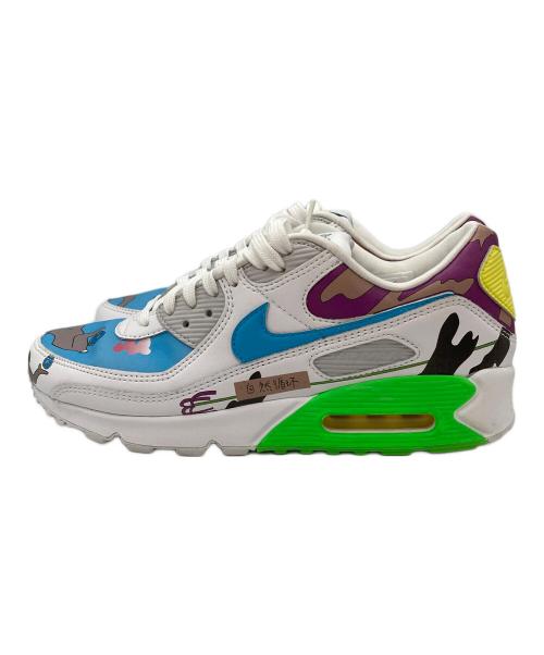 NIKE（ナイキ）NIKE (ナイキ) RUOHAN WANG (ローハンワン) AIR MAX 90 FLYLEATHER マルチカラー サイズ:28cmの古着・服飾アイテム