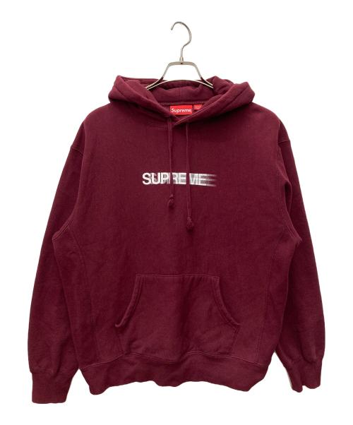 SUPREME（シュプリーム）SUPREME (シュプリーム) Motion Logo Hooded Sweatshirt レッド サイズ:Smallの古着・服飾アイテム