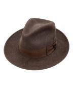 STETSONステットソン）の古着「中折れウールハット」｜ブラウン
