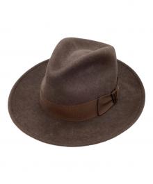 STETSON（ステットソン）の古着「中折れウールハット」｜ブラウン