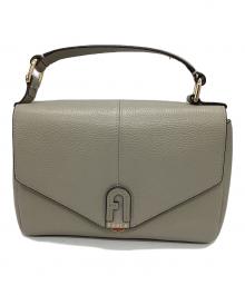 FURLA（フルラ）の古着「ダフネ ハンドバッグ」｜グレー