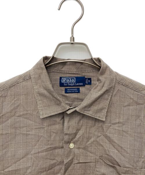 POLO RALPH LAUREN（ポロ・ラルフローレン）POLO RALPH LAUREN (ポロ・ラルフローレン) 開襟シャツ　BONNARD ベージュ サイズ:Mの古着・服飾アイテム