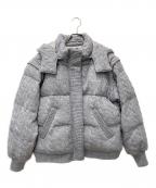 THE TOEザ・トゥー）の古着「ニットダウンジャケット　SHARD KNIT DOWN」｜グレー