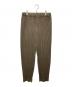 HOMME PLISSE ISSEY MIYAKE（オム プリッセ イッセイ ミヤケ）の古着「プリーツパンツ　WOOL LIKE LIGHT」｜ブラウン