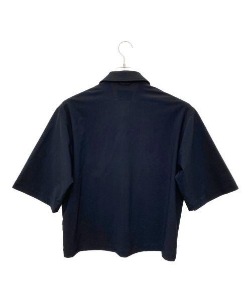 PUBLIC TOKYO（パブリックトウキョウ）PUBLIC TOKYO (パブリックトウキョウ) Air tool リラックスハーフスリーブシャツ ブラック サイズ:1の古着・服飾アイテム