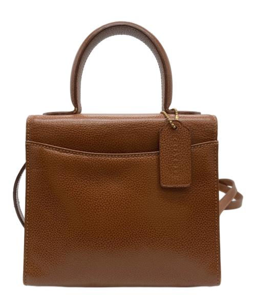 COACH（コーチ）COACH (コーチ) 2WAYハンドバッグ ブラウンの古着・服飾アイテム