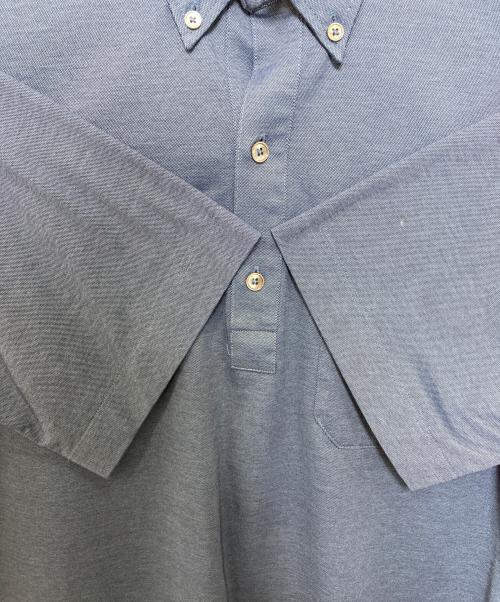PAUL SMITH（ポールスミス）PAUL SMITH (ポールスミス) ソリッド 鹿の子 ボタンダウンポロシャツ ネイビー サイズ:Lの古着・服飾アイテム