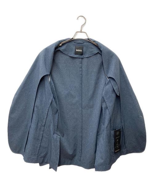 BOSS（ボス）BOSS (ボス) Henry Pack Jacket ブルー サイズ:52の古着・服飾アイテム