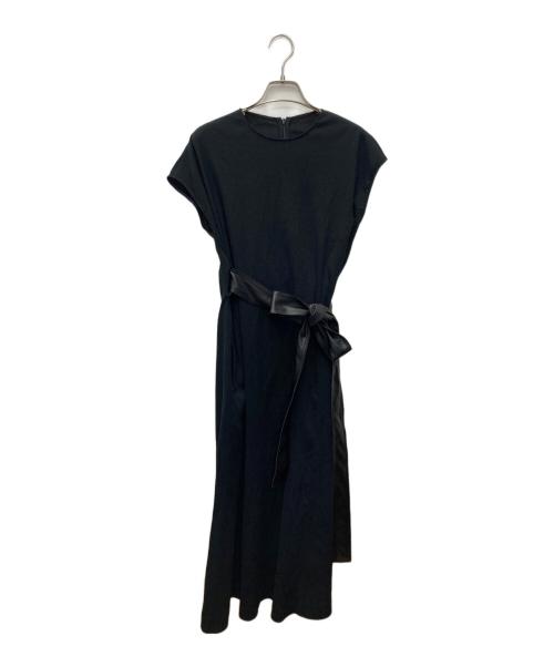 AKIRA NAKA（アキラナカ）AKIRA NAKA (アキラナカ) Tuuli belted jersey dress ブラック サイズ:1の古着・服飾アイテム