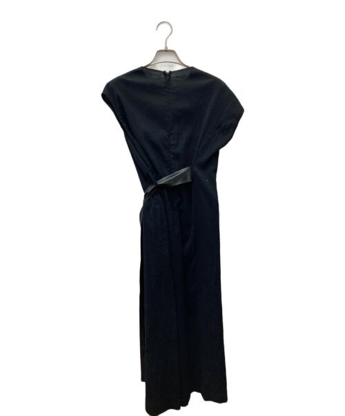 AKIRA NAKA（アキラナカ）AKIRA NAKA (アキラナカ) Tuuli belted jersey dress ブラック サイズ:1の古着・服飾アイテム