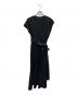 AKIRA NAKA（アキラナカ）の古着「Tuuli belted jersey dress」｜ブラック