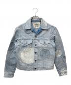 LEVI'S MADE&CRAFTEDリーバイスメイドクラフテッド）の古着「Boyfriend Trucker Jacket」｜スカイブルー