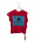 Vivienne Westwood ANGLOMANIA（ヴィヴィアンウエストウッドアングロマニア）の古着「スカルプリント半袖スウェット」｜レッド