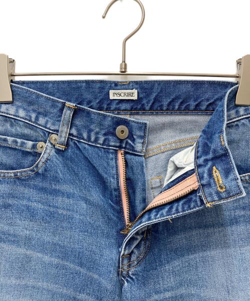 INSCRIRE（アンスクリア）INSCRIRE (アンスクリア) デニムパンツ ブルー サイズ:28の古着・服飾アイテム