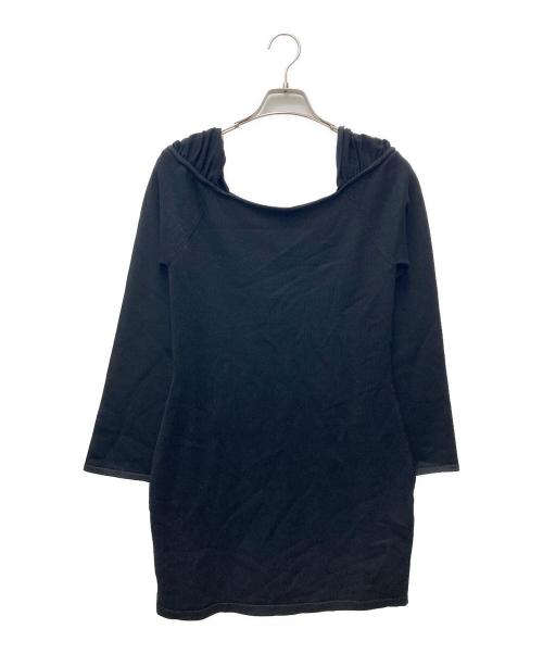 HER LIP TO（ハーリップトゥ）HER LIP TO (ハーリップトゥ) Ritz Faux Fur Mini Dress ブラック サイズ:M 未使用品の古着・服飾アイテム