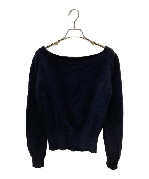 polaura（ポロ―ラ）polaura (ポロ―ラ) レースフリルカーディガン ブラック サイズ:Freeの古着・服飾アイテム