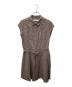 HER LIP TO（ハーリップトゥ）の古着「Checked Shirt Mini Dress」｜ブラウン