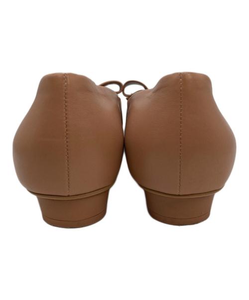 Salvatore Ferragamo（サルヴァトーレ フェラガモ）Salvatore Ferragamo (サルヴァトーレ フェラガモ) VIVA ヴァラリボンフラットパンプス　 ピンク サイズ:8の古着・服飾アイテム