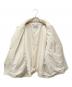 中古・古着 sheller (シェリエ) ミドルコート　FOX FUR pocket tailored middle coat アイボリー サイズ:F 未使用品：40000円