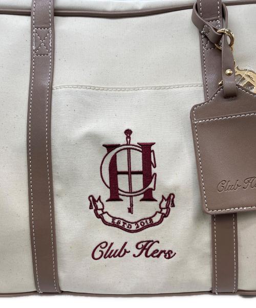 HER LIP TO（ハーリップトゥ）HER LIP TO (ハーリップトゥ) Club Hers Boston Bag ベージュ 未使用品の古着・服飾アイテム
