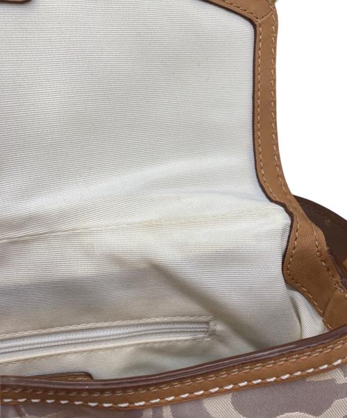 COACH（コーチ）COACH (コーチ) シグネチャー ワンショルダーバッグ　 ベージュの古着・服飾アイテム