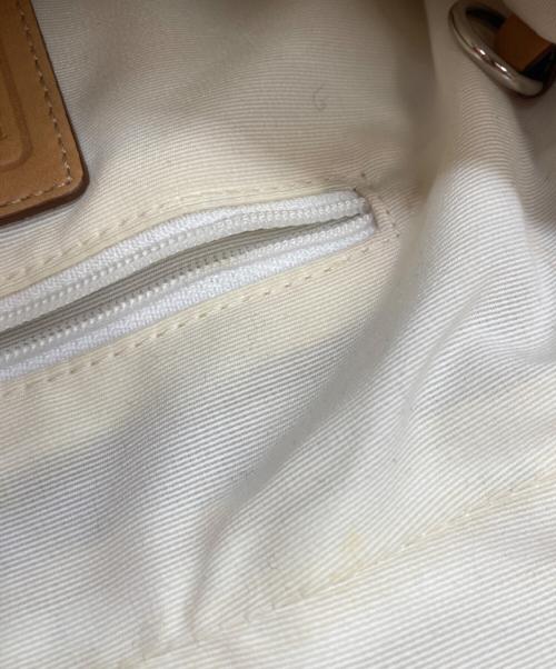 COACH（コーチ）COACH (コーチ) シグネチャー ワンショルダーバッグ　 ベージュの古着・服飾アイテム