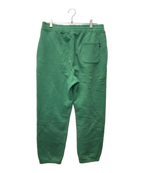 stussy（ステューシー）stussy (ステューシー) Stock Fleece スウェットパンツ グリーン サイズ:Mの古着・服飾アイテム