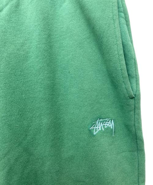 stussy（ステューシー）stussy (ステューシー) Stock Fleece スウェットパンツ グリーン サイズ:Mの古着・服飾アイテム