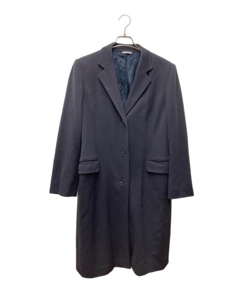 i BLUES（イ ブルース）i BLUES (イ ブルース) LORO PIANA (ロロピアーナ) チェスターコート ブラック サイズ:42の古着・服飾アイテム
