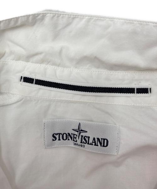 STONE ISLAND（ストーンアイランド）STONE ISLAND (ストーンアイランド) 半袖シャツ ホワイト サイズ:Mの古着・服飾アイテム