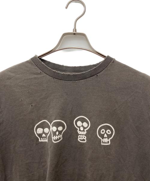 NUMBER (N)INE（ナンバーナイン）NUMBER (N)INE (ナンバーナイン) プリントTシャツ ブラウン サイズ:3の古着・服飾アイテム