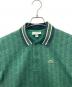 LACOSTE (ラコステ) モノグラムジャガードポロシャツ グリーン サイズ:S：8000円